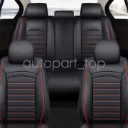 Fits Lexus PU Leather Car Seat Covers 5-Seats Front + Rear Full Set Protectors