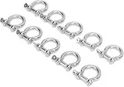 Bow Shackle, Safe D‑Ring Shackle Rustproof for Hiking for Camping for Bicycle Dragging for Motorcycle(for M6)