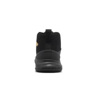 adidas 籃球鞋 Ownthegame 黑 金 高筒 皮革 網布 愛迪達 男鞋 【ACS】 FW4562