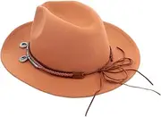 [GLSTOY] Comfortable Flat-Edge Cap Women's Retro Jazz Hat Natural Woolen Materials Friends Families Khaki