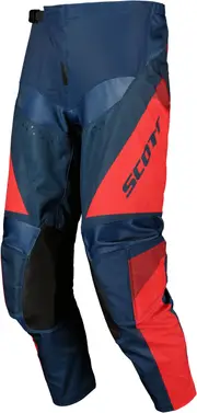 Scott Evo Track S24, textile pants , color: Dark Blue/Neon-Red , size: 34