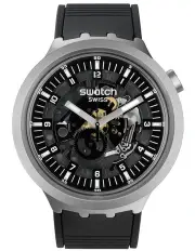 [Swatch] Dark Irony Watch in Black