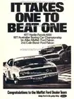 1977 ALLAN MOFFAT XC BATHURST 1-2 400mm x 300mm HEAVY STEEL SIGN NOT TIN 152