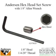 Andersen Set Screw Set 4 Hex Head Handle Set Screw Pack