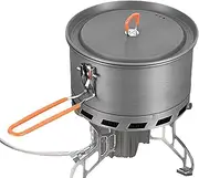 Camping Pot - Cooking Pot with Lid and Folding Handle | Non-Stick Lightweight Pots, Portable Multipurpose Pot for Fishing, Backpacking