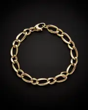 14K Italian Gold Alternate Links Bracelet