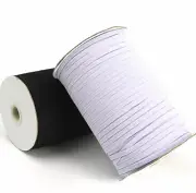 100 Yards Flat Elastic Rubber Band DIY Sewing Clothing Stretch Belt Width 1CM