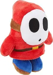 Sanei Super Mario Bros Shy Guy Plush Toy, 6-Inch Height, Yellow (1591)