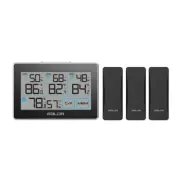 BALDR Wireless Weather Station with 3 Sensors Touch Sreen Humidity Temperature