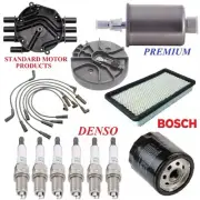 Tune Up Kit Filters Cap Wire Spark Plugs Fit GMC JIMMY V6; 4.3L; RWD 2000-2001