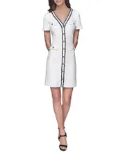 Karl Lagerfeld Paris Tweed Sheath Dress