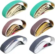 24 Pcs 3/4" x 12" Replacement Knife Sharpener Sanding Belt Kit for Work Sharp...