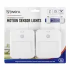 2 Pack Set Lytworx Lamp Motion Sensor Light Battery LED Night Operated Wireless