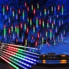 30/50CM LED Meteor Shower Icicle Rain Light Connectable Party Christmas Decor