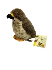 Wild Republic Audubon Birds Red Tailed Hawk Tags NO SOUND Plush Bird, New