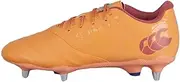 [Canterbury] Men's Phoenix Genesis Team Soft Ground Rugby Boot Adults Orange Crush Amber Yellow Mars Dust