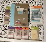 K&Company Smash Book BIG RETRO BUNDLE Glue Pen 8x10 Blank Book with Extras NEW
