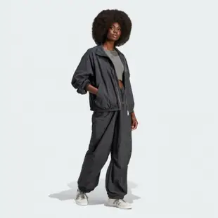 【adidas 愛迪達】外套 女款 運動外套 風衣外套 NYLON WINDBREAK 黑 IT6726