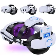 For Meta Oculus Quest 3/Quest 2 VR Headset Elite Head Strap w/7500mAh Battery