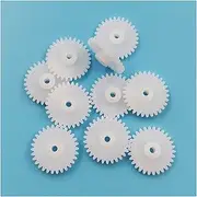 302A 0.5M POM Spur Gear Modulus 0.5M 30 Tooth 2mm Tight Plastic Cog-wheel Disc Cone DIY Toy Model Accessories