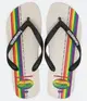 havaianas 哈瓦士 巴西人字拖 男款 Top pride 米白底彩虹 涼鞋 拖鞋 夾腳拖 海灘鞋＊夏日微風＊