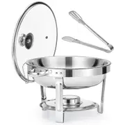 5QT Chafing Dish Buffet Set Stainless Steel Food Warmer for Parties