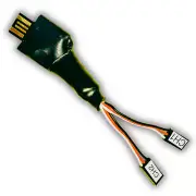 VRC Pro Adapter - 2 Channel - RC Receiver to USB Adapter - Plugs into USB Port