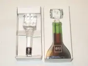 Mikasa Wine Bottle Stopper Austria Crystal Casino Dice Boxed