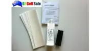 Golf Club Re-Grip ReGrip Kit -Tape Strips, Solvent, Vise Clamp, Instructions