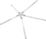 LRXIYODE High Chair Harness Adjustable Straps for Safety Durable and Comfortable Point Chair Safety Belt Compatibility for High Chairs and Strollers White