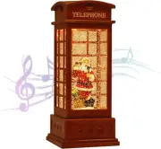 Snow Globe,Christmas Lanterns,Christmas Music Globe Lantern with 6 Hour...