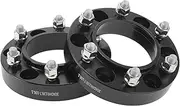 X AUTOHAUX 2 Pcs 6x139.7mm Wheel Spacers 108mm / 4.25" M12x1.5 Hubcentric Wheel Spacer Forged Wheel Spacers for Toyota Fortuner 2005-2023 Aluminum Alloy 6061-T6