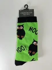 Halloween HOO! Owl Novelty Crew Socks Size 4-10