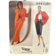 Vogue Patterns 2502 Size 8-12 By Anne Klein Sewing Pattern