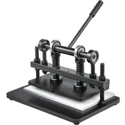 Manual Leather Die Cutter with Adjustable Pressure and Large Base Plate