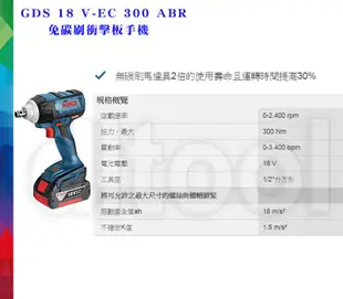 現貨特價=達利商城= BOSCH博世 GSB18 VE-2-LI GDS18V-EC300 ABR 雙機組 衝擊板手電鑽