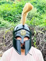 Medieval Corinthian Helmet Historical LARP Battle Warrior Knight Helmet Armor