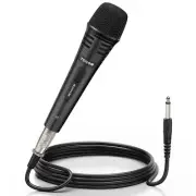 K1 Vocal Microphone for Singing, Dynamic Handheld Wired Karaoke Mic, Microfon...