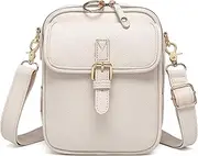 [Generic] Crossbody Leather Bag,Crossbody Anti Theft Leather Bag,Double Layer Large Capacity Mini Cross Body Bags