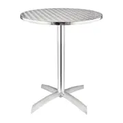 Bolero Flip-Top Table Stainless Steel 600mm - Cafe Tables (U423) - U423