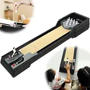 Table Top Bowling Game, Arcade Desktop Game, Interactive Concentration, Mini Bowling Set Educational Toys - for Leisure Family Game