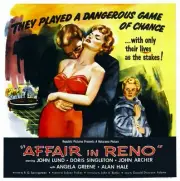 Affair In Reno poster John Lund Doris Singleton Angela Greene 1957 Old Photo