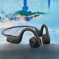 在飛比找ETMall東森購物網優惠-骨傳導藍牙耳機游泳IPX8防水跑步健身運動掛耳式32G內存M