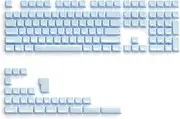 XVX Crystal Jelly Keycaps Set 136 Keys, Translucent Custom Keycaps 60 65 75 100 Percent for 61/64/68/84/87/100/104/108 Cherry MX Keyboard Mechanical, OEM Profile,Compatible with ANSI/ISO Layout, Blue