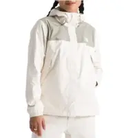 The North Face Antora Rain Jacket White Dune/Clay Grey Women’s Size 2XL