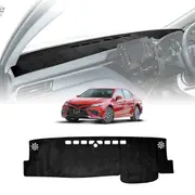 Dash Mat for Toyota Camry 2018-Onwards without Heads Up Display Non-Slip Microfiber Pad Cover Interior Accessories