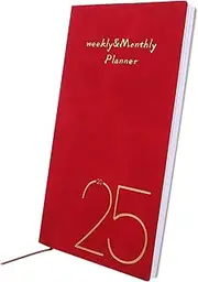 HOODANCOS English Planner 2025 Teacher's Planner Yearly Calendar Academic Notebook for Productivity Management