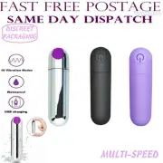 10 Speed USB Rechargeable Bullet Vibrator Massage Sex Toy Mini Adult Vibe Clit