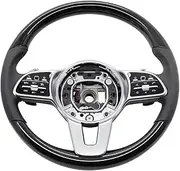 Peach Wood Modified Steering Wheel Compatible With Benz Class GLC GLE CLS CLA SLC W204 W205 W206 W212 W213 C63 E63 Car Accessories(Peach wood)