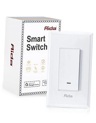 Smart Light Switch, 3 Way WiFi Smart Switch, Compatible with Alexa and Google